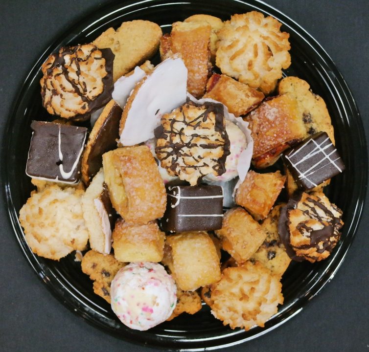 Assorted cookies and pastries platter