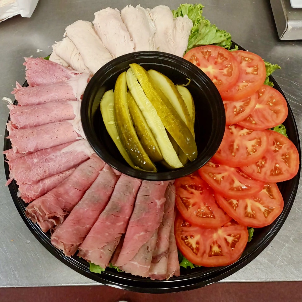 Deli meat platter